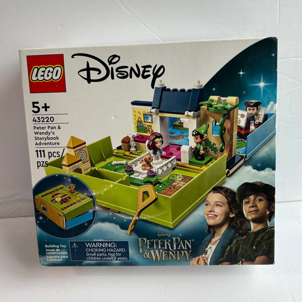 LEGO Disney 43220 Peter Pan & Wendy Storybook Adventure Set New Sealed 111 Pcs